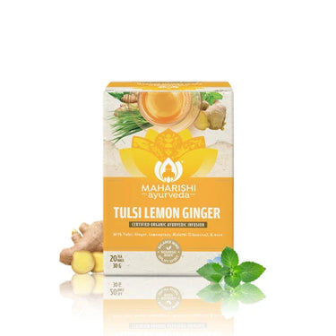 Tulsi Lemon Ginger Tea | Supports Immunity & Digestion 30gm